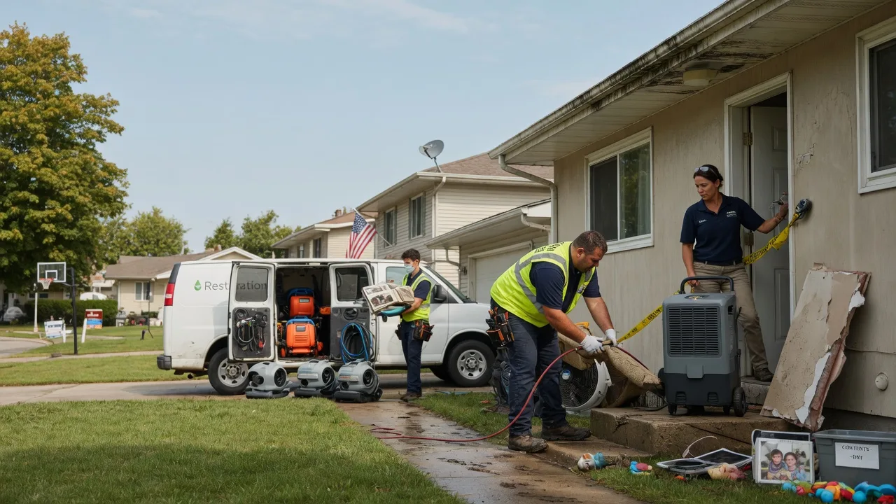 Water Damage Restoration in Falmouth, IN near me
